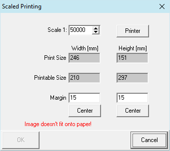 print scaling