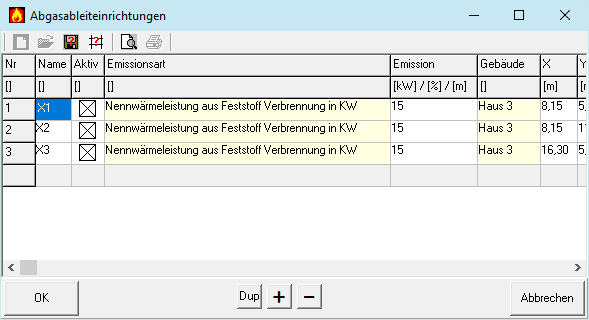 Formular Ableiteinrichtungen