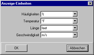 Formular Einheiten