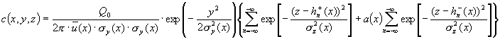 Dispersion Eequation