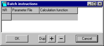 Batch instructions