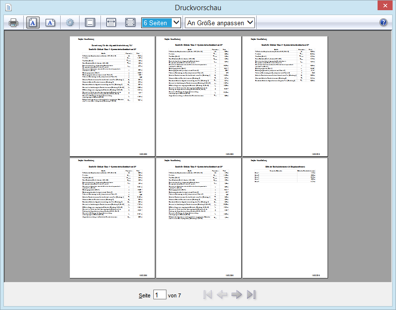 Druckvorschau
