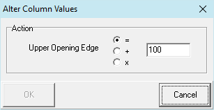 Formu Modify Column Values